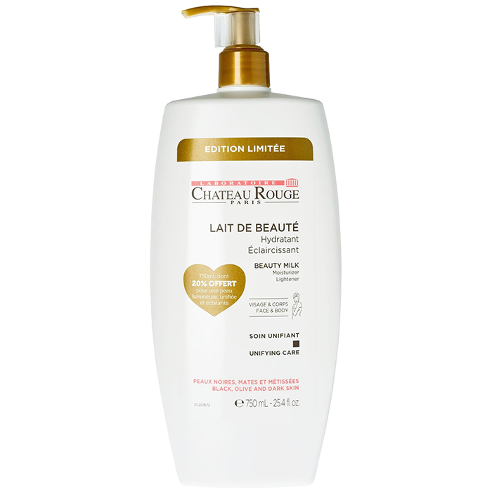 CHATEAU ROUGE Lait De Beaut Claircissant Visage Et Corps, 750ml