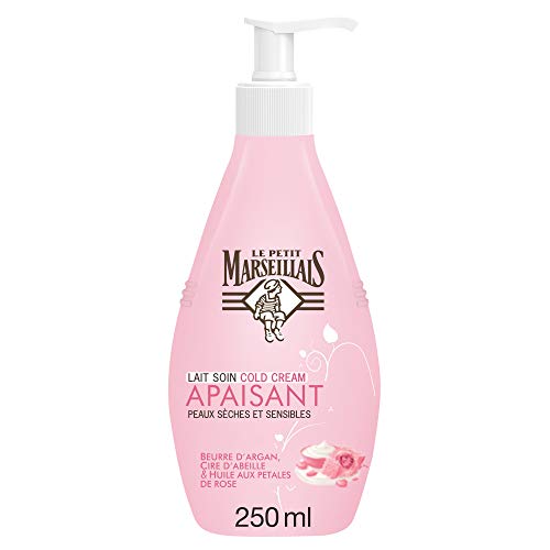Le Petit Marseillais Milk Cold Cream Argan Butter Beeswax/Rose Petal Oil 250 Ml